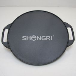 Round Cast Iron Griddle Pan for BBQ Pre-