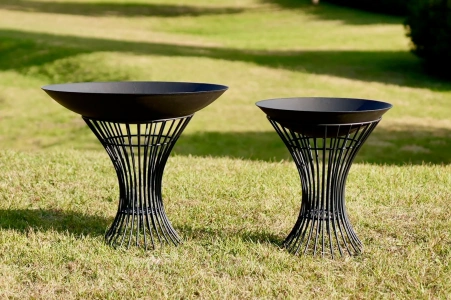 metal fire bowl set