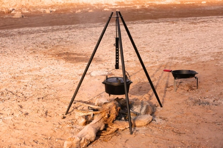 Tripod for Charcoal Fire