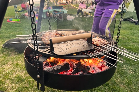 Iron Fire Pit Tripod