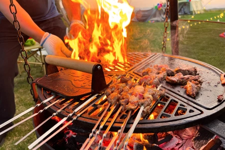 Grill Pan Tripod